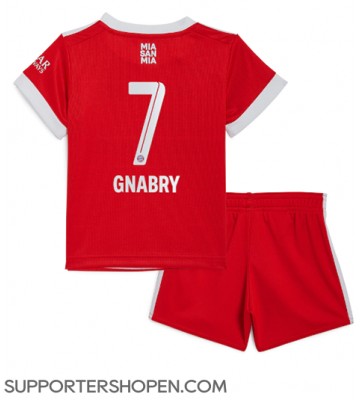 Bayern Munich Serge Gnabry #7 Hemmatröja Barn 2022-23 Kortärmad (+ korta byxor)